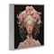Stupell Industries Rococo Woman Opulent Ribbons Framed Giclee, design by Grotto Studios